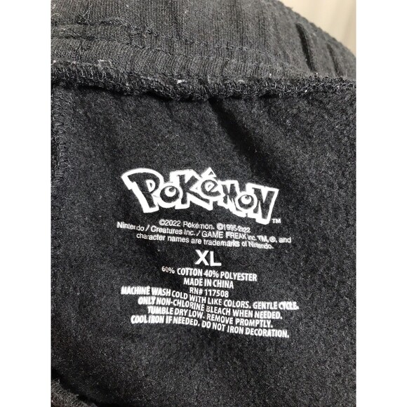 Pokemon Sweatpants Joggers Womens XLarge Black - Picture 7 of 7